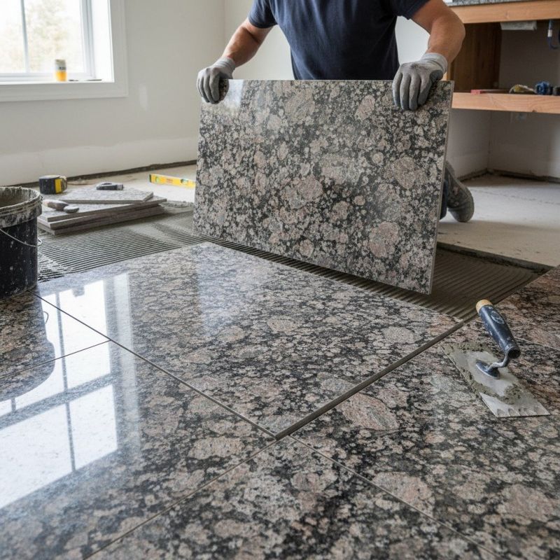 Granite Tile Repair detail